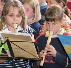 Holzblasinstrumente-Blockflöten